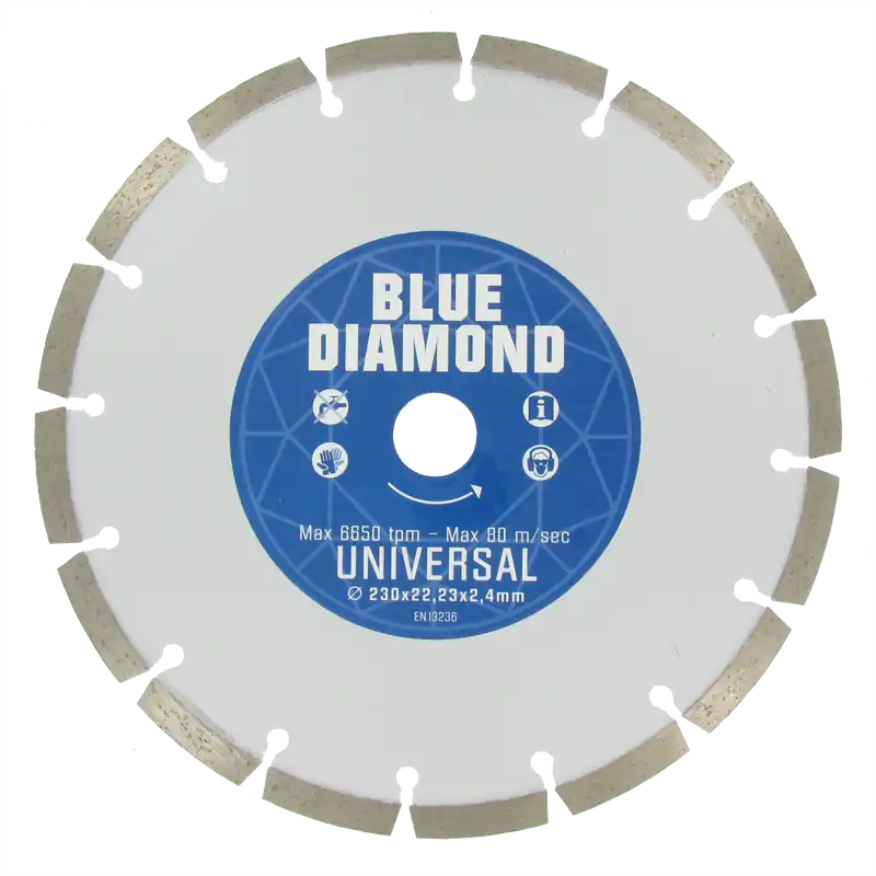 Carat CEBD230310 Lame de scie diamantée Blue Diamond Lame de scie diamantée Universal 230 x 22.23