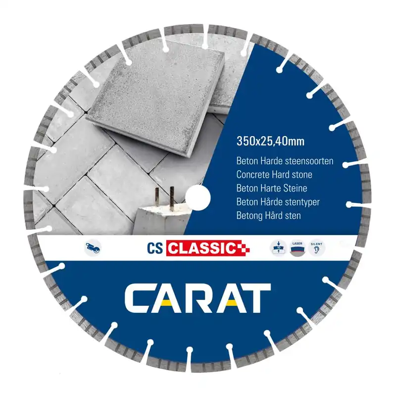 Carat CSC3504000 Scie diamantée Béton CS Classic 350 x 25,4