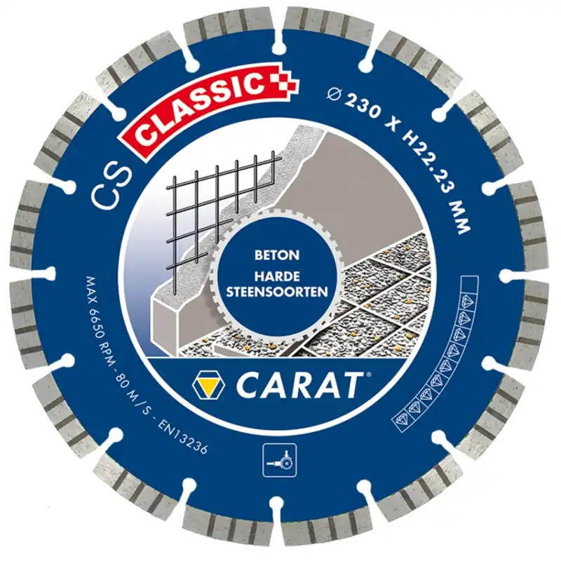 Carat CSC4004000 Scie diamantée Béton CS Classic 400 x 25,4