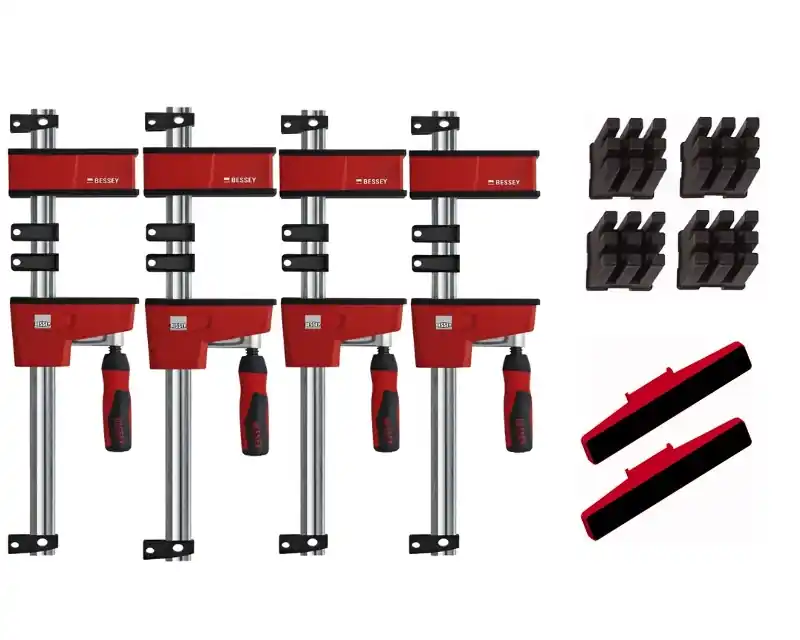 Bessey KREV100TN Presse à grande surface de serrage Offre Pack KREV 100 + accessoires