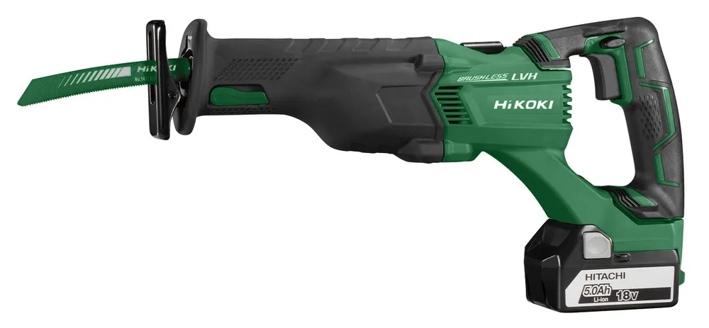HIKOKI CR18DBLWJZ Scie à guichet 18V 5.0Ah Li-Ion batterie en mallette
