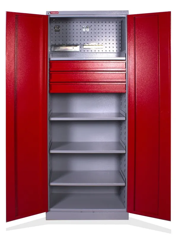 Metal Works 856001310 DEK7838L Armoire de rangement universelle avec étagères et tiroirs 1840x635x610 mm
