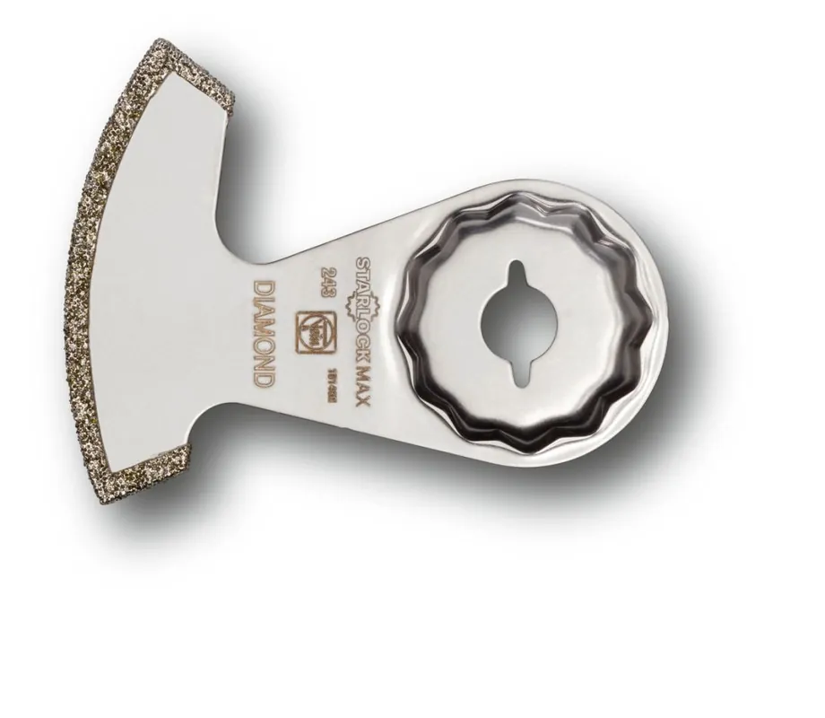 Fein Accessoires 63903243230 Lame de scie diamantée pour joints de marbre, résine époxy et trass 2.2 mm Starlock Max 5ST