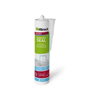 illbruck FA201342491 FA201 Mastic sanitaire en silicone Tube de 310 ml, brun moyen