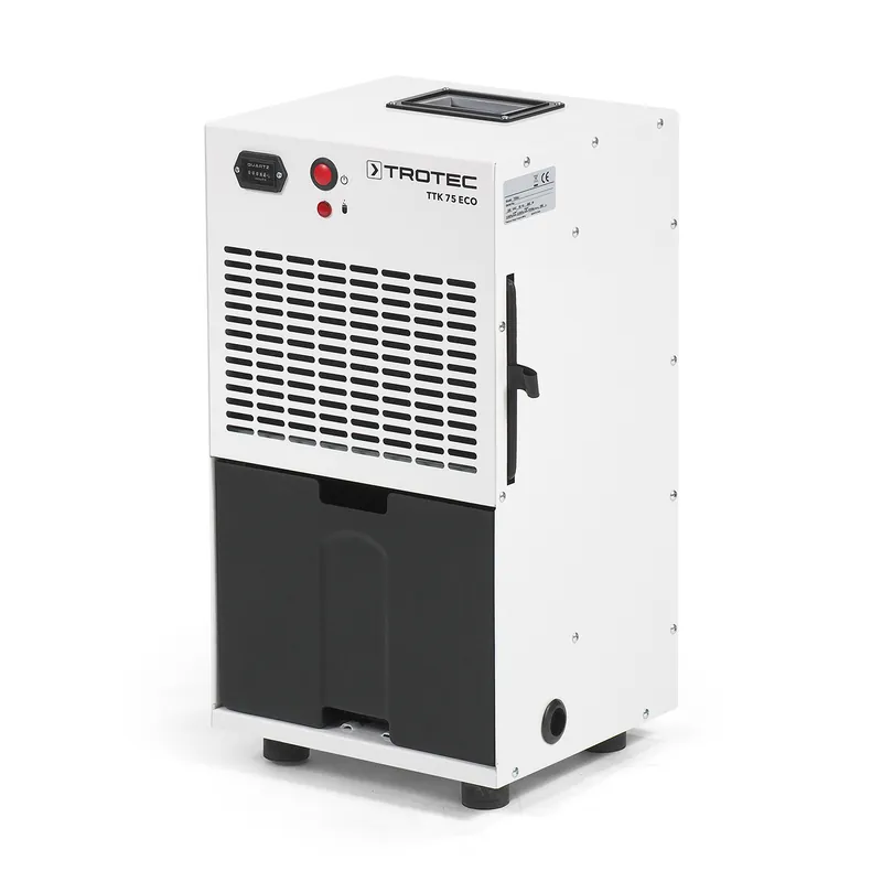 Trotec 1120001110 Déshumidificateur TTK 75 ECO, Séchoir de chantier 20L/24H