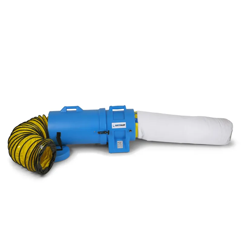 Dryfast DAF1500LSAU Ventilateur axial avec CAN1500 4,6 m + sac à poussière