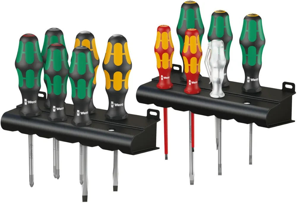 Wera 05051010001 Jeu de tournevis universels Kraftform XXL, 12 pièces