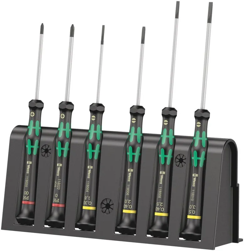 Wera 05118150001 5118150001 Tournevis électronicien 2035/6A (jeu de 6)