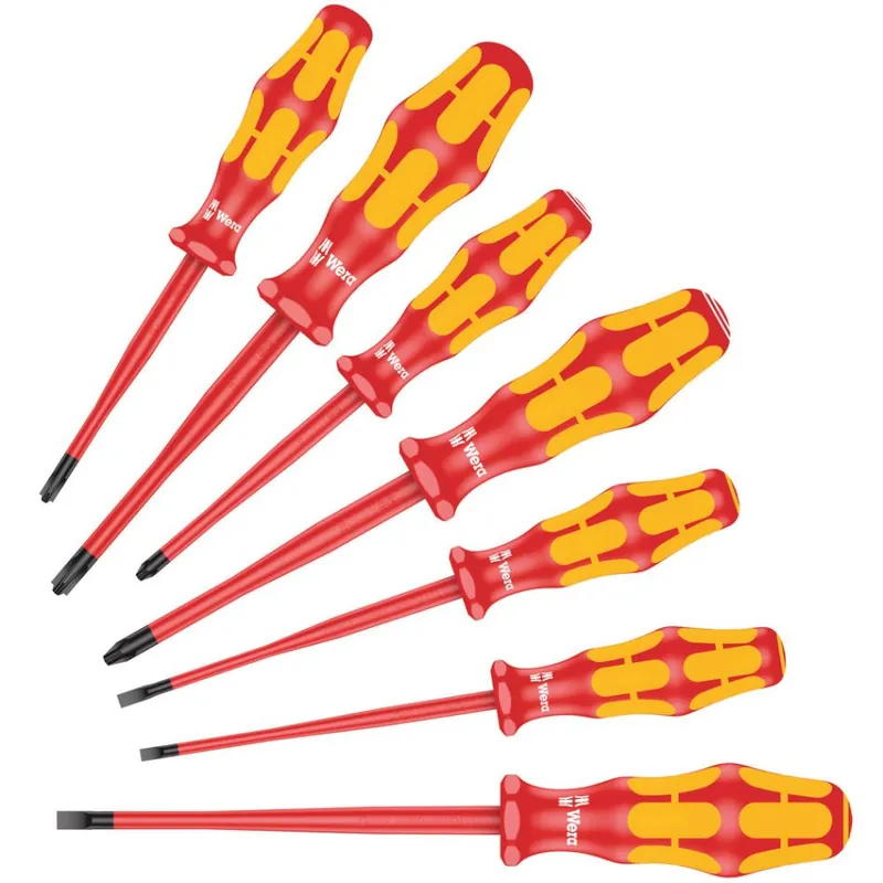 Wera 05135961001 160 iSS/7 Jeu de tournevis Kraftform Plus Série 100, 7 pièces