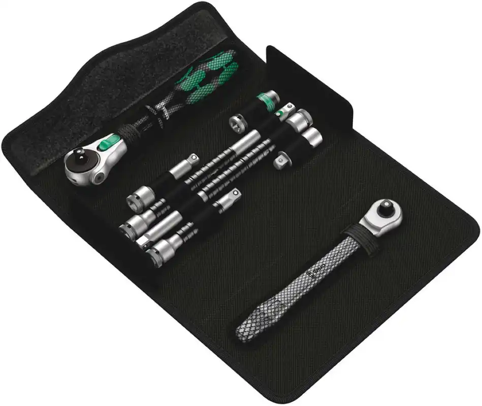 Wera 05135949001 Kraftform Kompakt Zyklop MS1 Metal/Speed 1/4", 8 pièces