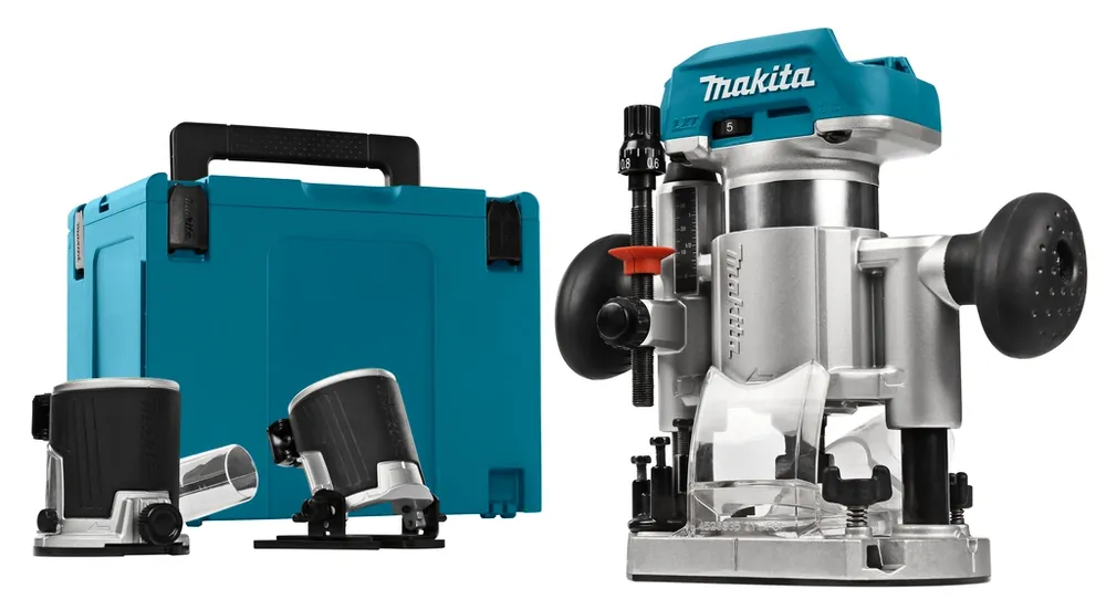 Makita DRT50ZJX2 Affleureuse plaque de plâtre 18V Li-ion