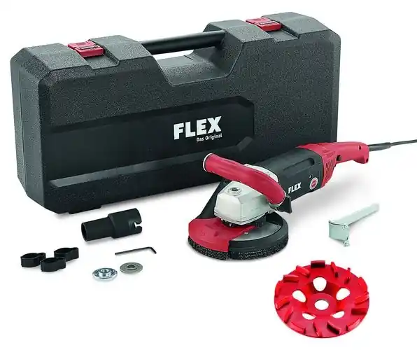 Flex-tools 418781 LD 18-7 150 R KIT, E-JET Ponceuse à béton 150 mm 1800W