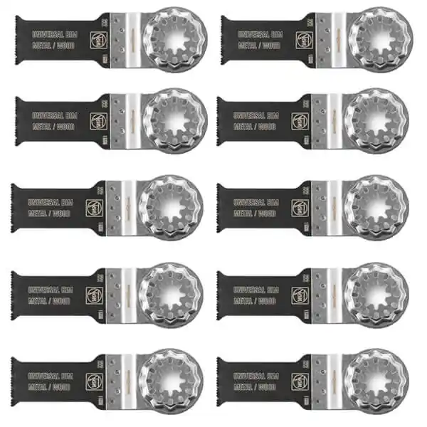 Fein Accessoires 63502222240 Lame de scie universelle bi-métal E-Cut SL 55 x 28 - 10 pièces