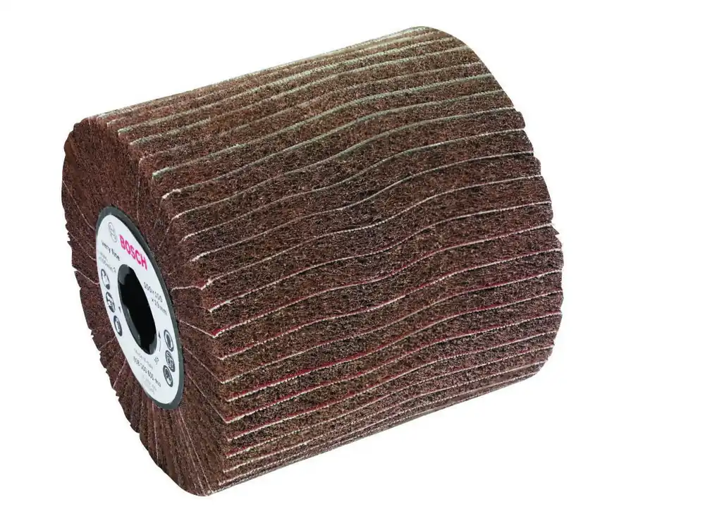 Bosch Bleu Accessoires 2608000602 Lamel Rouleau de non-tissé abrasif 100x100x19 mm Grossier
