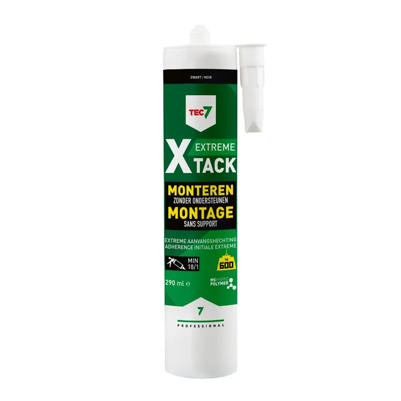 TEC7 534515000 X-Tack Black Cartouche de mastic d‘assemblage 290ml