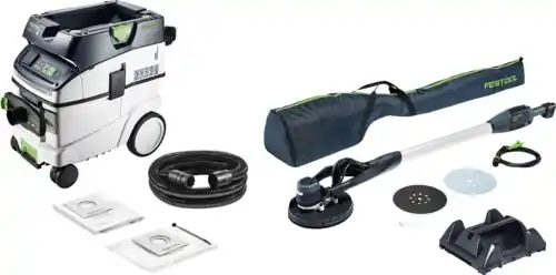 Festool 578417 LHS-E 225/CTL 36-Set Ensemble de ponceuses et d‘aspirateurs à long manche