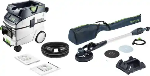 Festool 578418 LHS-E 225/CTM 36-Set Ensemble de ponceuses et d‘aspirateurs à long manche