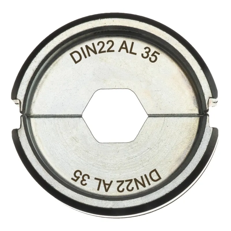 Milwaukee Accessoires 4932451772 Matrice de sertissage DIN22 AL 35
