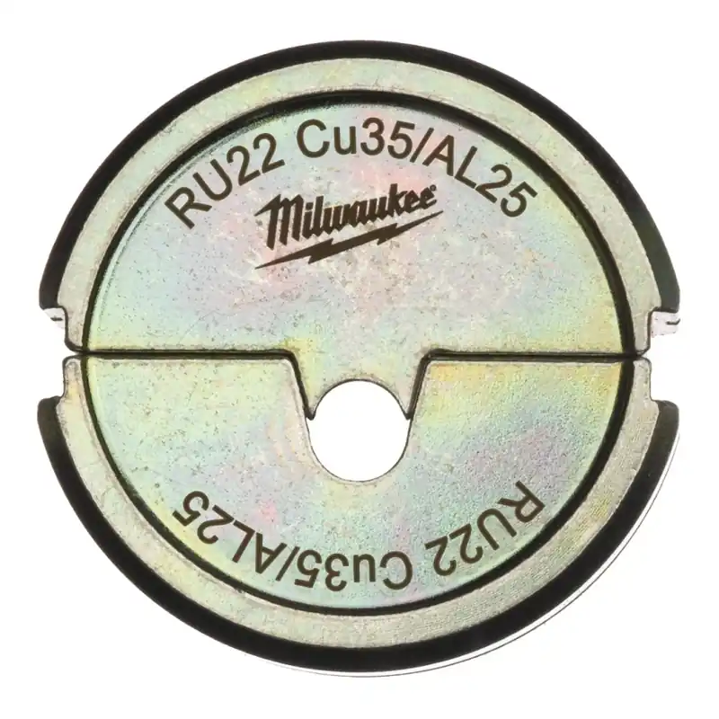 Milwaukee Accessoires 4932451781 Matrice de sertissage RU22 Cu35/AL25