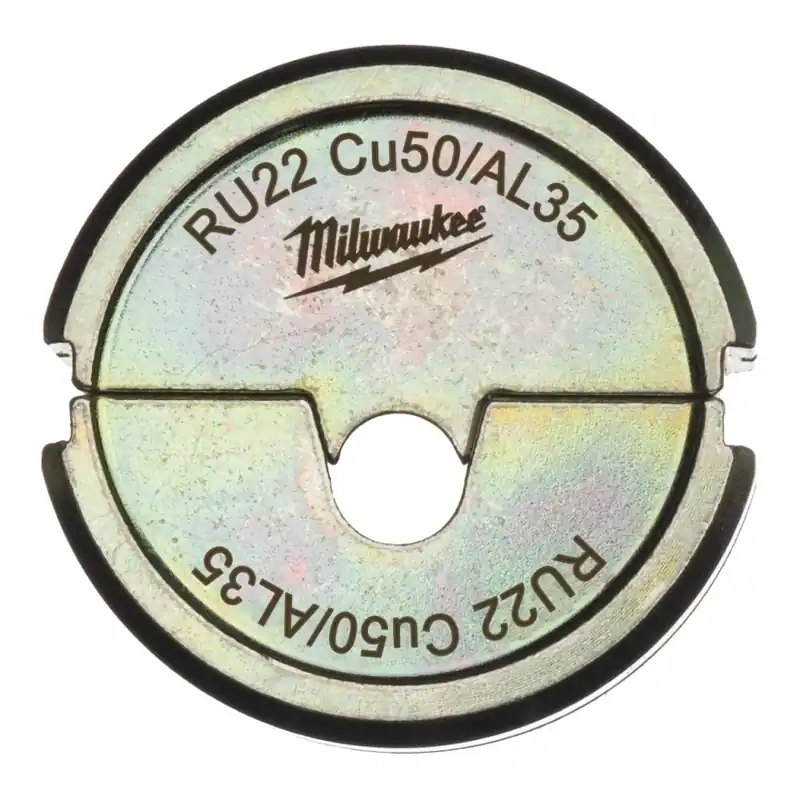 Milwaukee Accessoires 4932451782 Matrice de sertissage RU22 Cu50/AL35