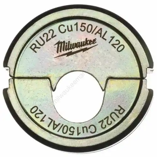 Milwaukee Accessoires 4932451786 Matrice de sertissage RU22 Cu150/AL120