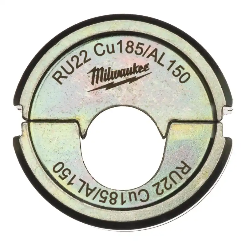 Milwaukee Accessoires 4932451787 RU22 Cu185/AL150 Mâchoire de sertissage 185/150mm2 pour M18 HCCT-201C Pince à sertir