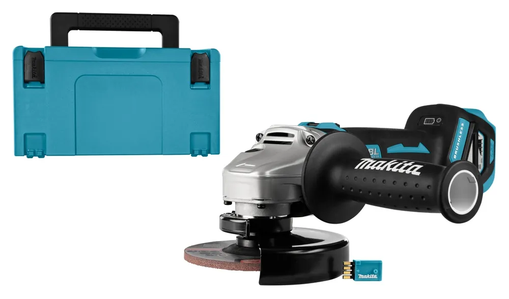 Makita DGA514ZJU Meuleuse d‘angle 18V 125 mm (AWS) avec frein. dans Mbox excl. batteries et chargeur
