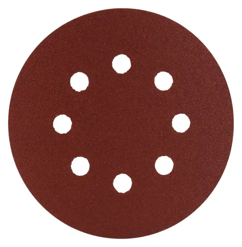 Makita Accessoires P-43577 Disque abrasif 125 mm Grain 120 Rouge 10 pcs.