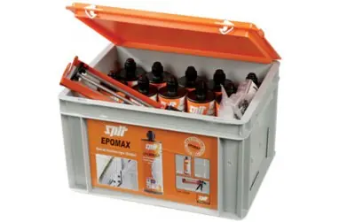 Spit Fixations 695486 Ancre chimique Multimax 410ml 15 pièces avec pompe en boîte