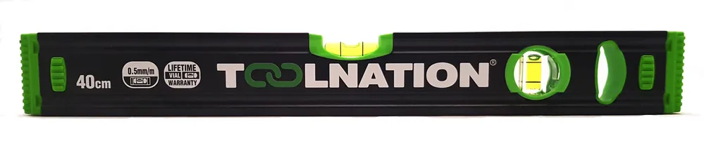 Toolnation TNLEVEL40 Niveau à bulle 40 cm