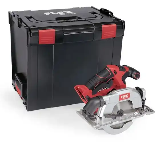 Flex-tools 417939 CS 62 18.0-EC scie circulaire sans fil à queue pendulaire 18V sans batteries et chargeur en L-Boxx