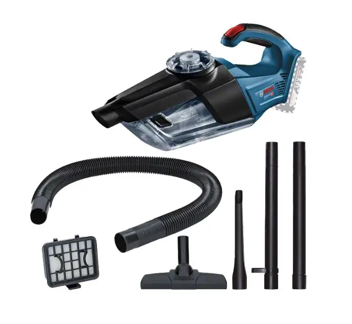 Bosch Bleu 06019C6200 GAS 18V-1 aspirateur sans fil 18V Solo excl. batteries et chargeur