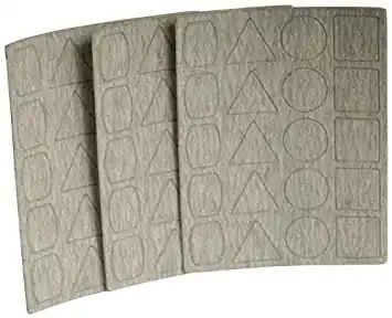 Proxxon 28822 Feuilles abrasives pour PS13, 3 feuilles K180