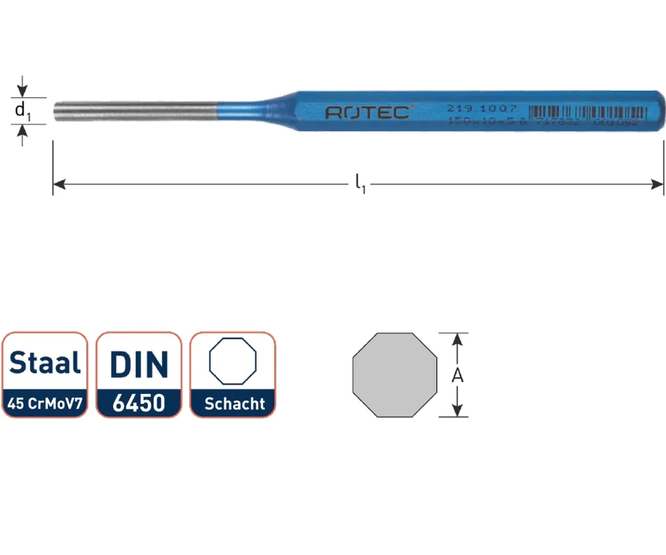 Rotec 219.1013 Porte-crayon 8 mm