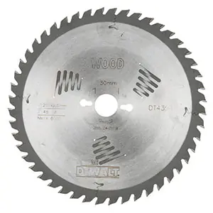 DeWalt Accessoires DT4324-QZ Lame de scie circulaire 260 x 30 x 48T ATB 10°