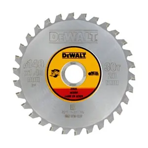 DeWalt Accessoires DT1923-QZ Lame de scie circulaire 140 x 20 mm 30T TCG 1.5°