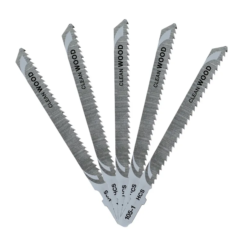 DeWalt Accessoires DT2165-QZ Lame de scie sauteuse HCS® 100 x 2,5 x 30 mm (T101B) 5 pièces