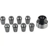 Proxxon 24038 Dispositif de pinces de serrage avec pinces ER 20 (8pcs)
