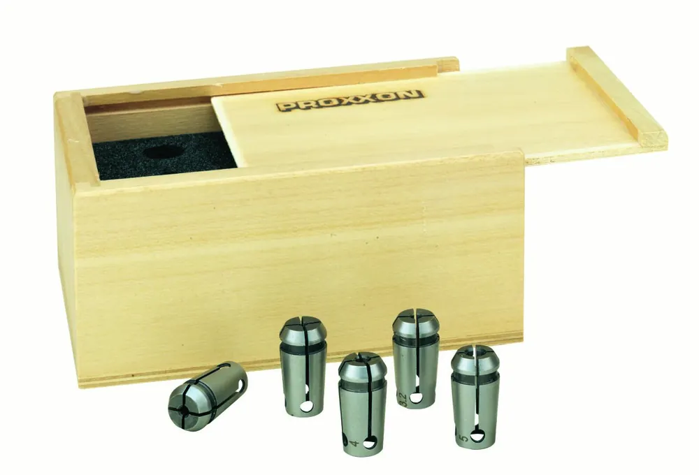 Proxxon 24144 Jeu de pinces de serrage pour PF 230 et FF 230, 5 pièces