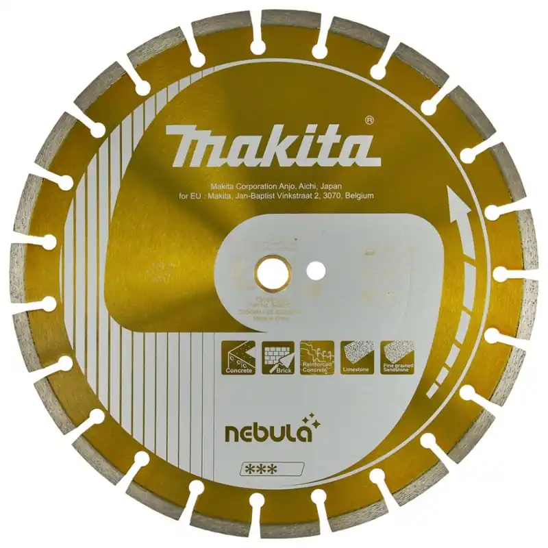 Makita Accessoires B-54053 Roue diamantée 350 x 25,4 mm Orange
