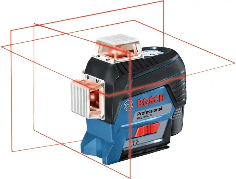 Bosch Bleu 0601063S00 Laser lignes rouge GLL 3-80