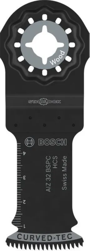 Bosch Bleu Accessoires 2608669246 Lame de scie Starlock AIZ 32 BSPC HCS Hardwood Curved-Tec 32 x 50
