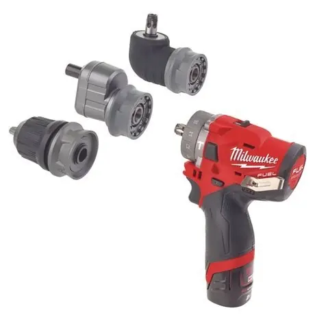 Milwaukee 4933464138 M12 FPDXKIT-202X Perceuse sans fil compacte 12V 2.0Ah
