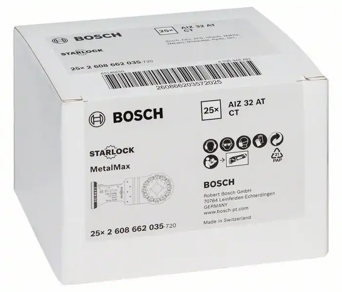 Bosch Bleu Accessoires 2608662041 Lame de scie segmentée bi-métal SACZ 100 BB Bois et métal 100mm
