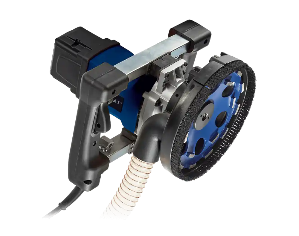 Carat MZBS180500 Meuleuse à béton TwoGrip 180 Dustec 180 mm