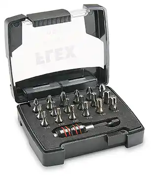 Flex-tools Accessoires 455881 DB T-box set-1 Jeu d‘embouts 19 pièces