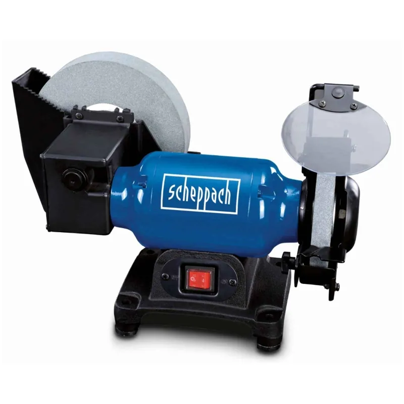 Scheppach 5903105903 BG200W Meuleuse double 8 x 6‘‘ à sec et humide