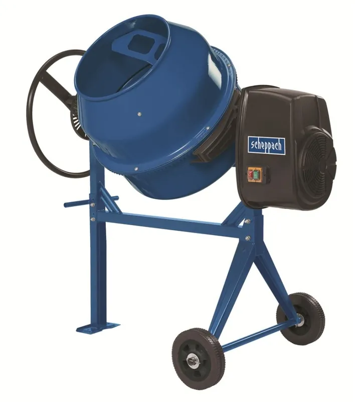Scheppach 5908403901 MIX125 Bétonnière 125L