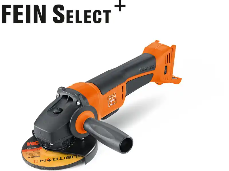 Fein 71200362000 CCG 18-115 BLPD Select Meuleuse d‘angle sans fil 115mm 18V sans batteries et chargeur interrupteur homme mort