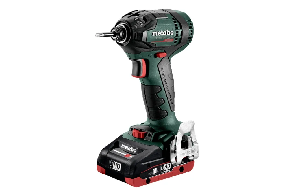 Metabo 602396800 SSD18LTX200 Visseuse à choc sans fil 18V 4,0Ah LiHD en coffret